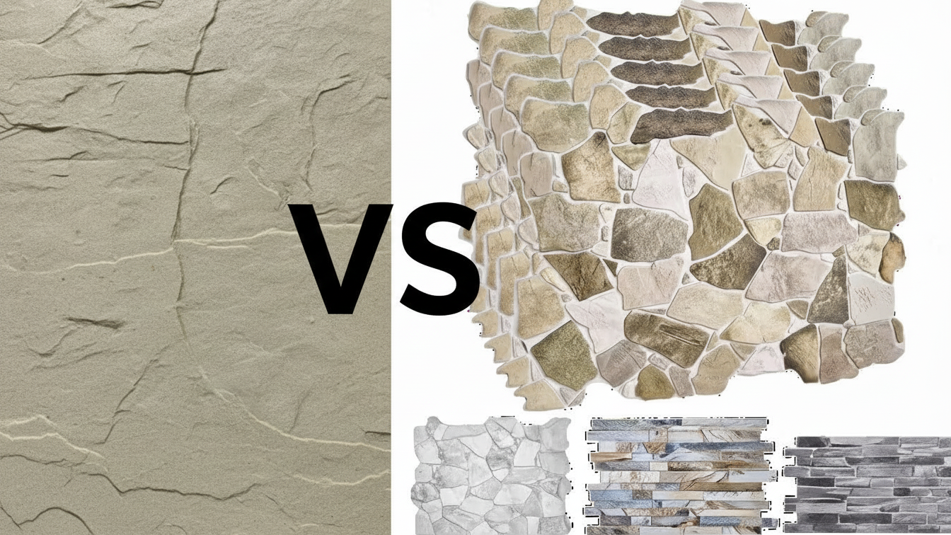 Real Flexible Stone vs. "Stone Look" Alternatives (Vinyl, Laminate, PVC)