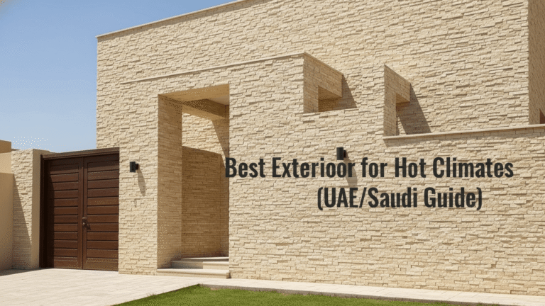 Best Exterior Cladding for Hot Climates (UAE/Saudi Guide)