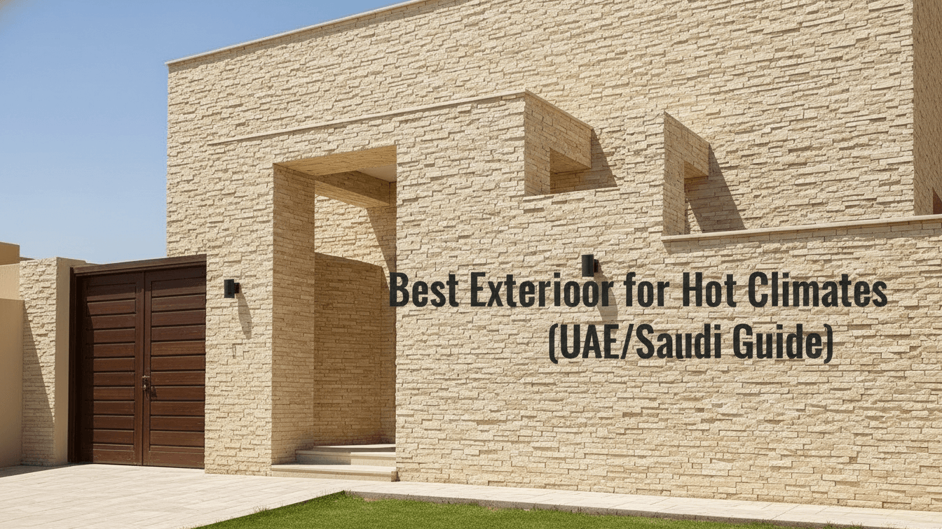 Best Exterior Cladding for Hot Climates (UAE:Saudi Guide)