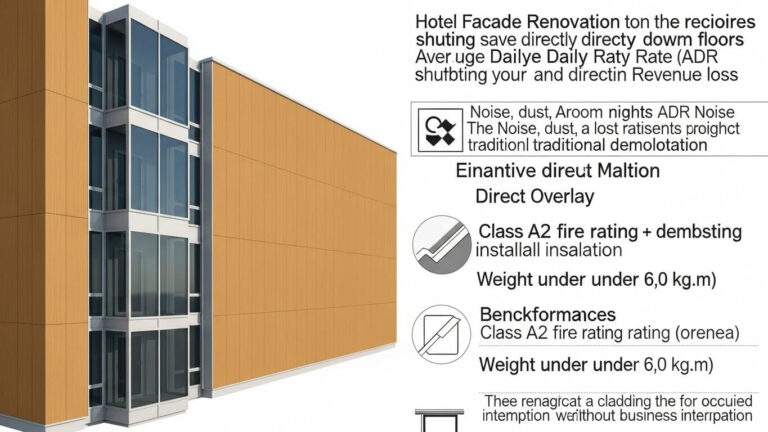 Renovierung belegter Hotels: Die “Zero Downtime”-Fassadenlösung