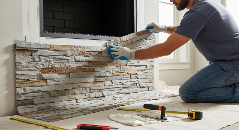 Best Flexible Stone Veneer for a DIY Fireplace Remodel (Guide)