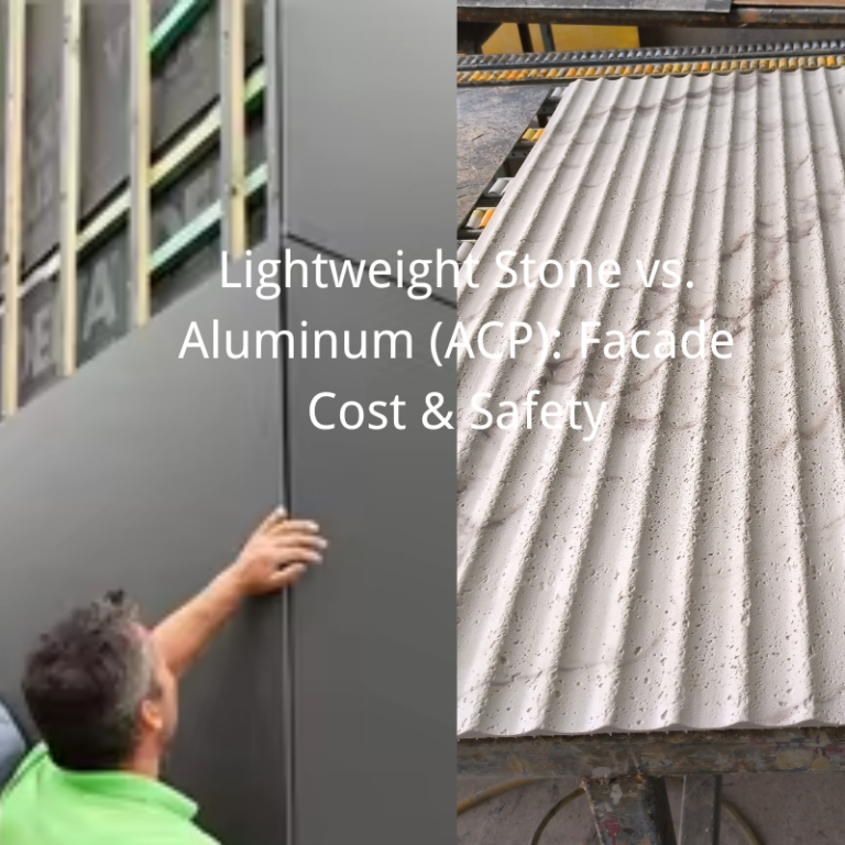 Lightweight Stone vs. Aluminum (ACP): Facade Cost & Safety