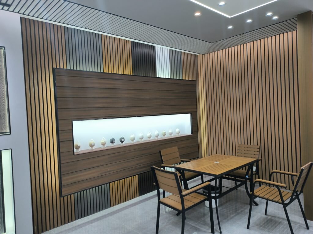 JMSDECOR wpc panel indoor show